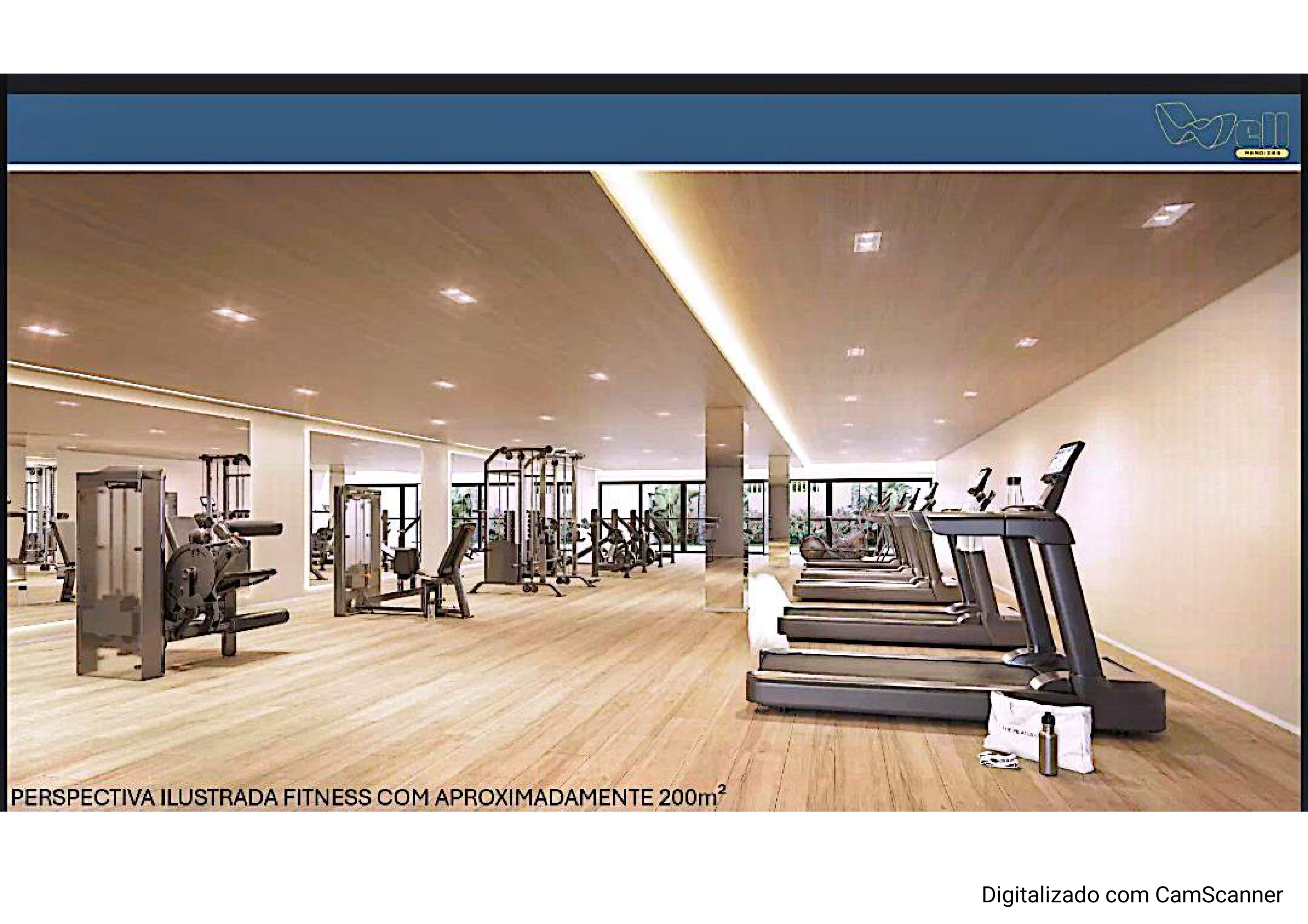 Fitness de 200 m²